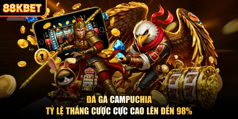 Đá Gà Campuchia - Tỷ Lệ Thắng Cược Cực Cao Lên Đến 98%
