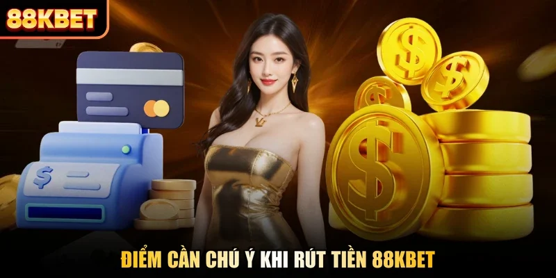 Điểm cần chú ý khi rút tiền 88kbet