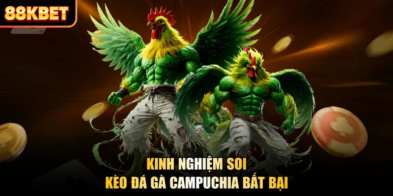 Kinh nghiệm soi kèo đá gà campuchia bất bại