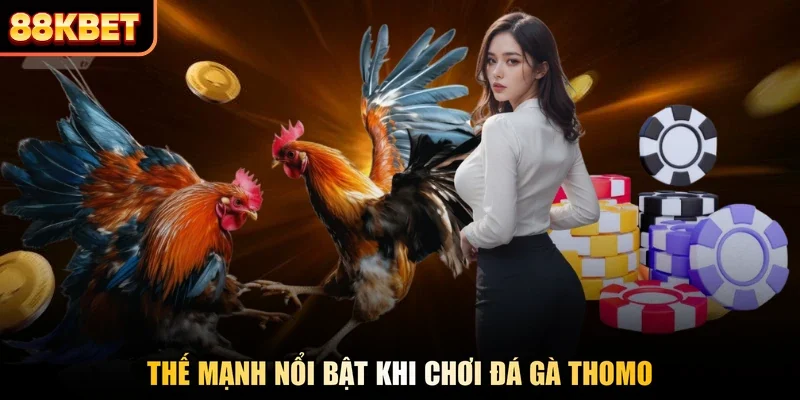Thế mạnh nổi bật khi chơi đá gà Thomo